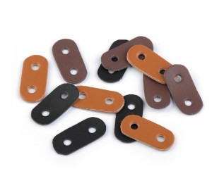 Kordelstopper aus Eko Leder 16x34 mm 